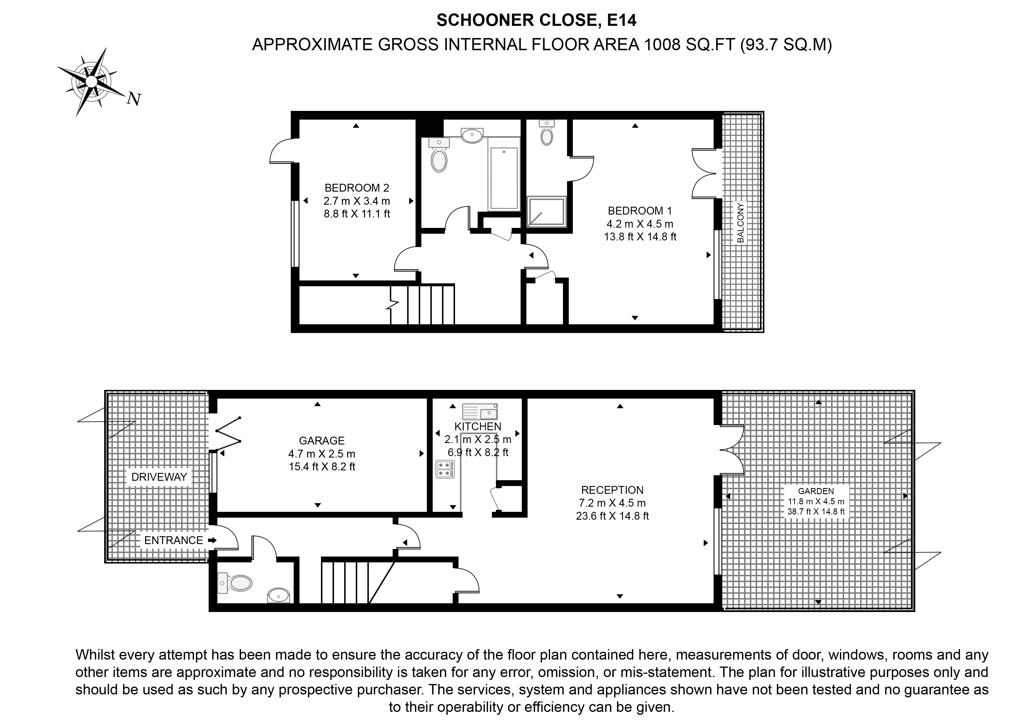 Schooner Close, London floorplan