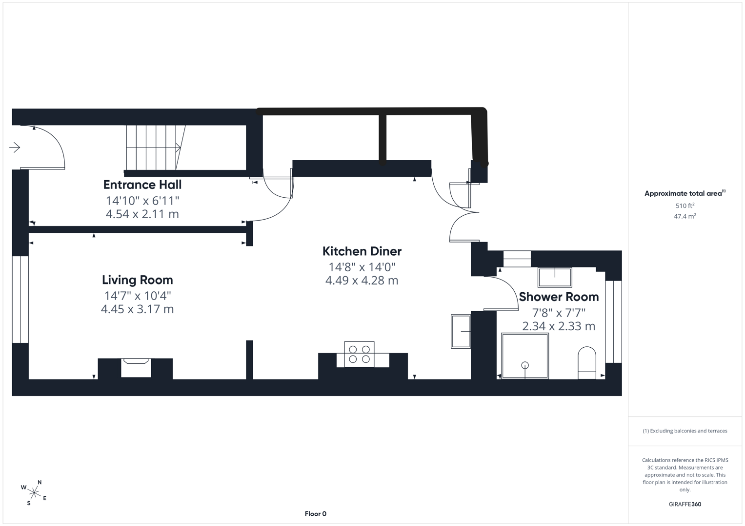 1, Spink Lane, Pontefract floorplan