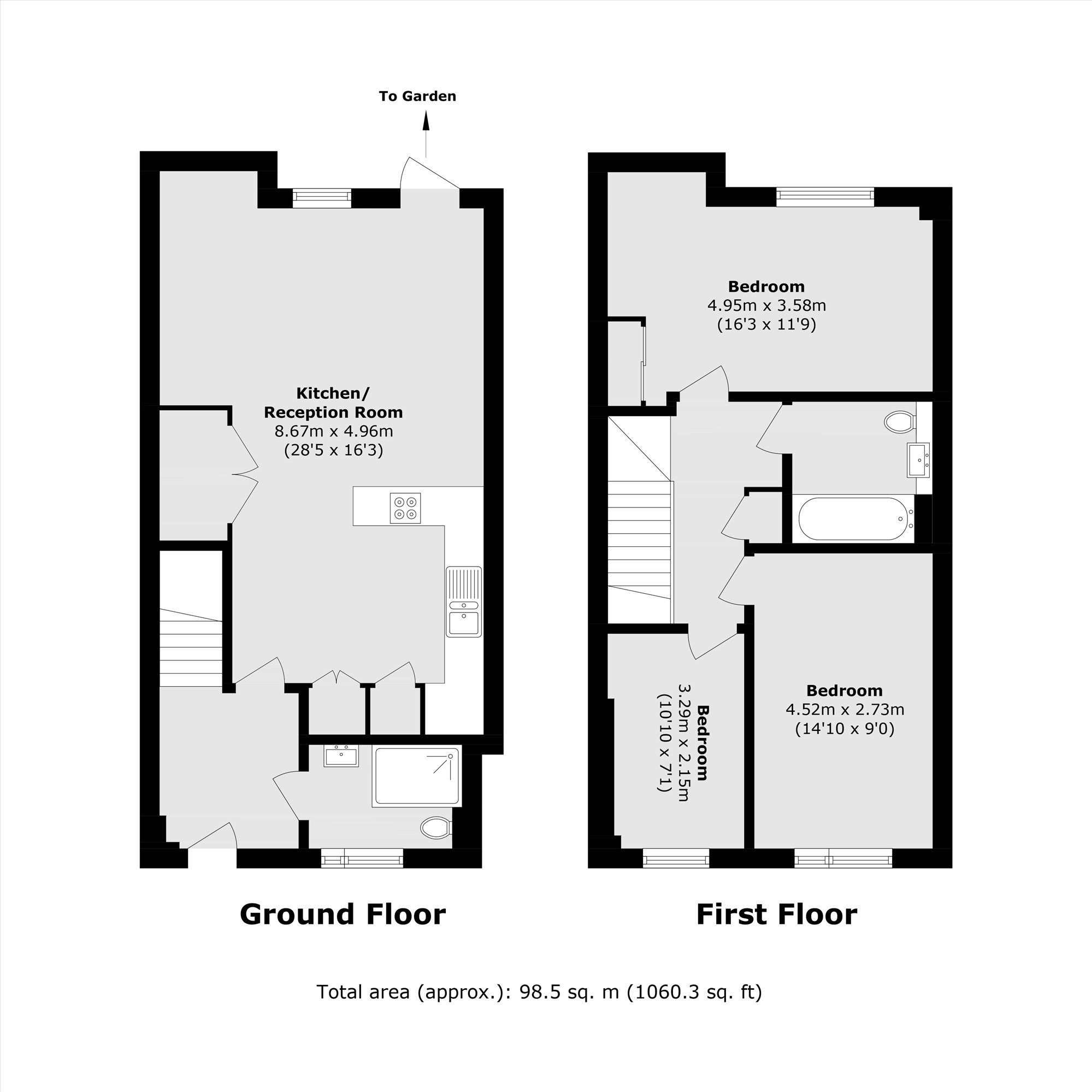 1, Bakery Street, London floorplan
