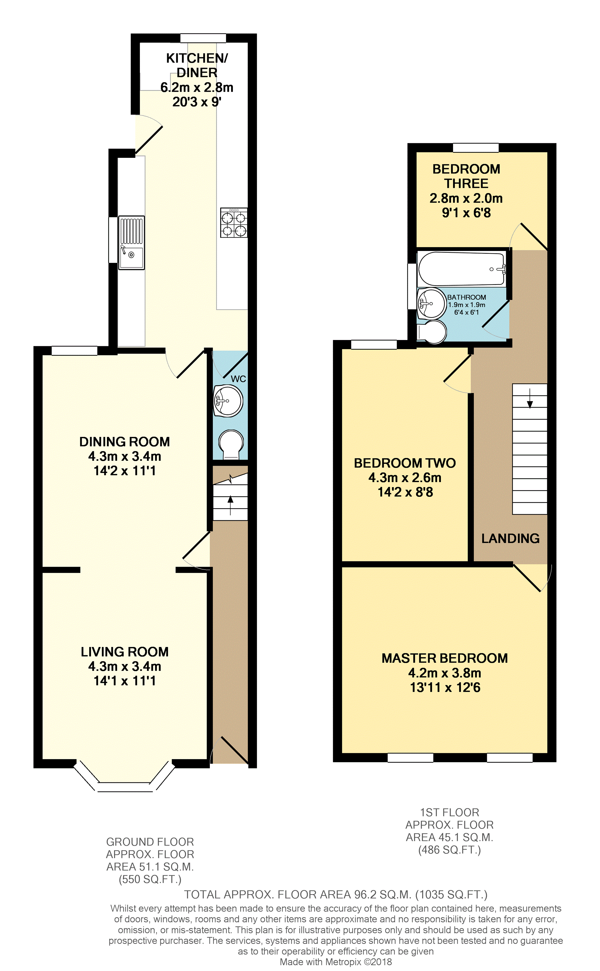 3 Bedrooms Terraced house for sale in White Street, Stockton Heath WA4