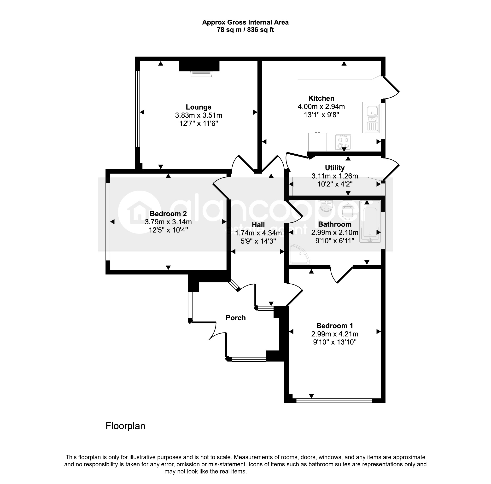 6 Windermere Avenue, St Nicolas Park, Nuneaton floorplan