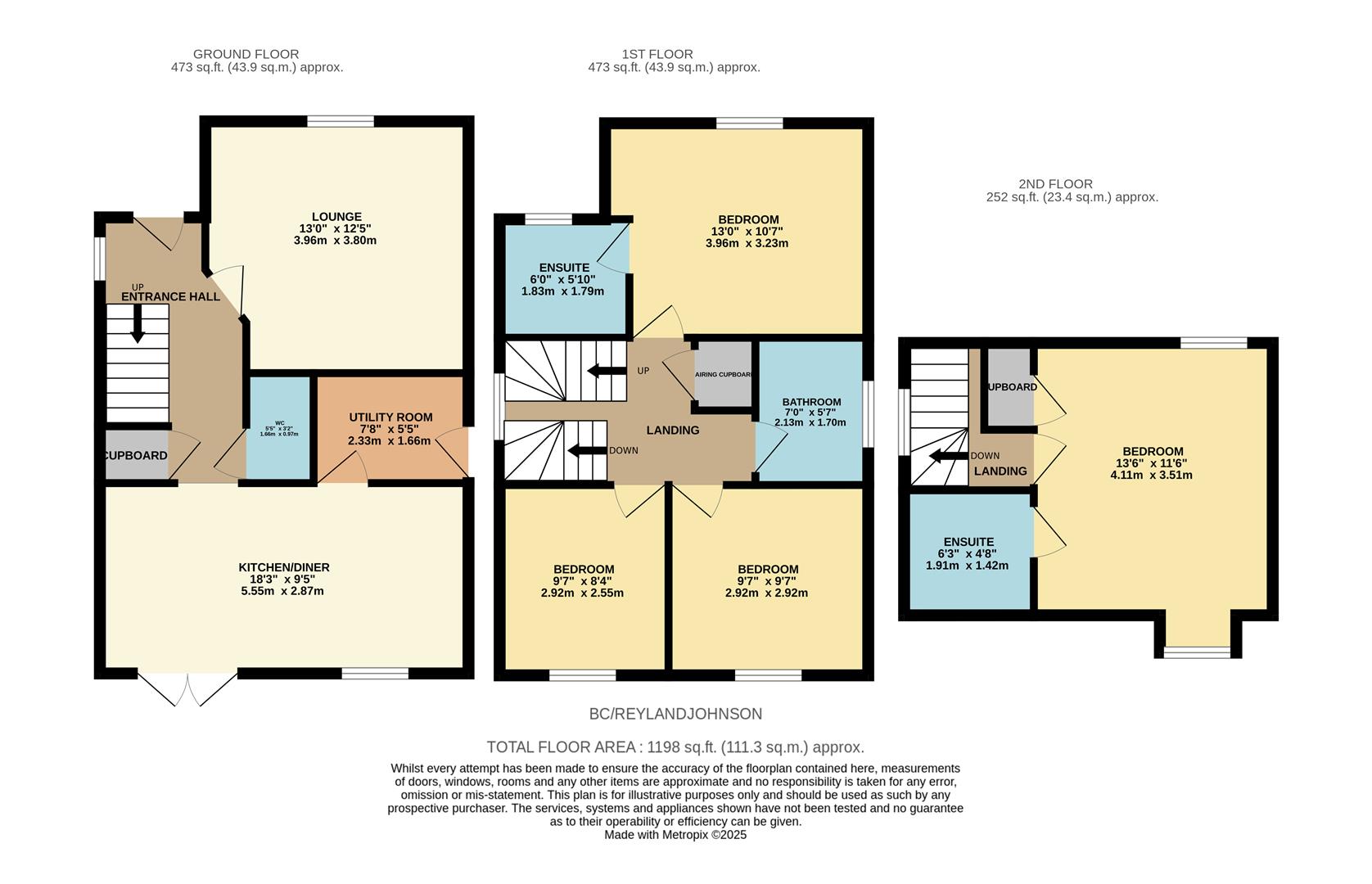 11, Brambling Crescent, Old Harlow floorplan