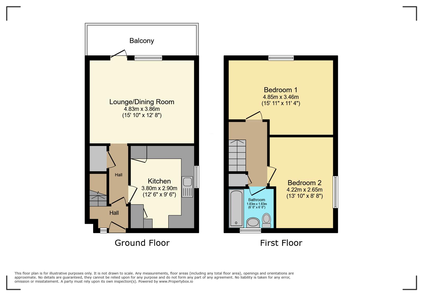 Flat 9, Caen House,, Bishopsfield Road, Hampshire floorplan