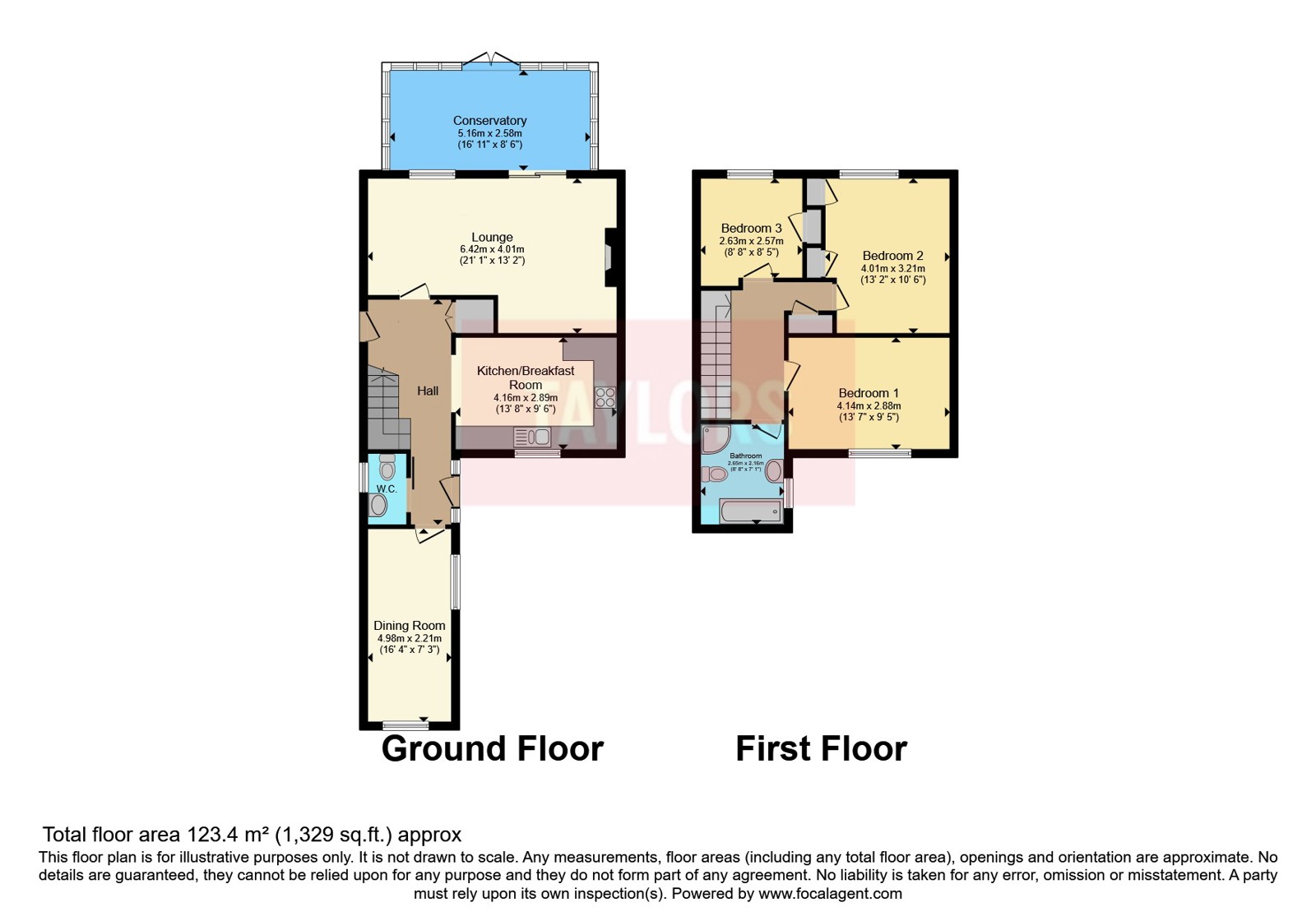 7, Bladon Close, Hitchin floorplan