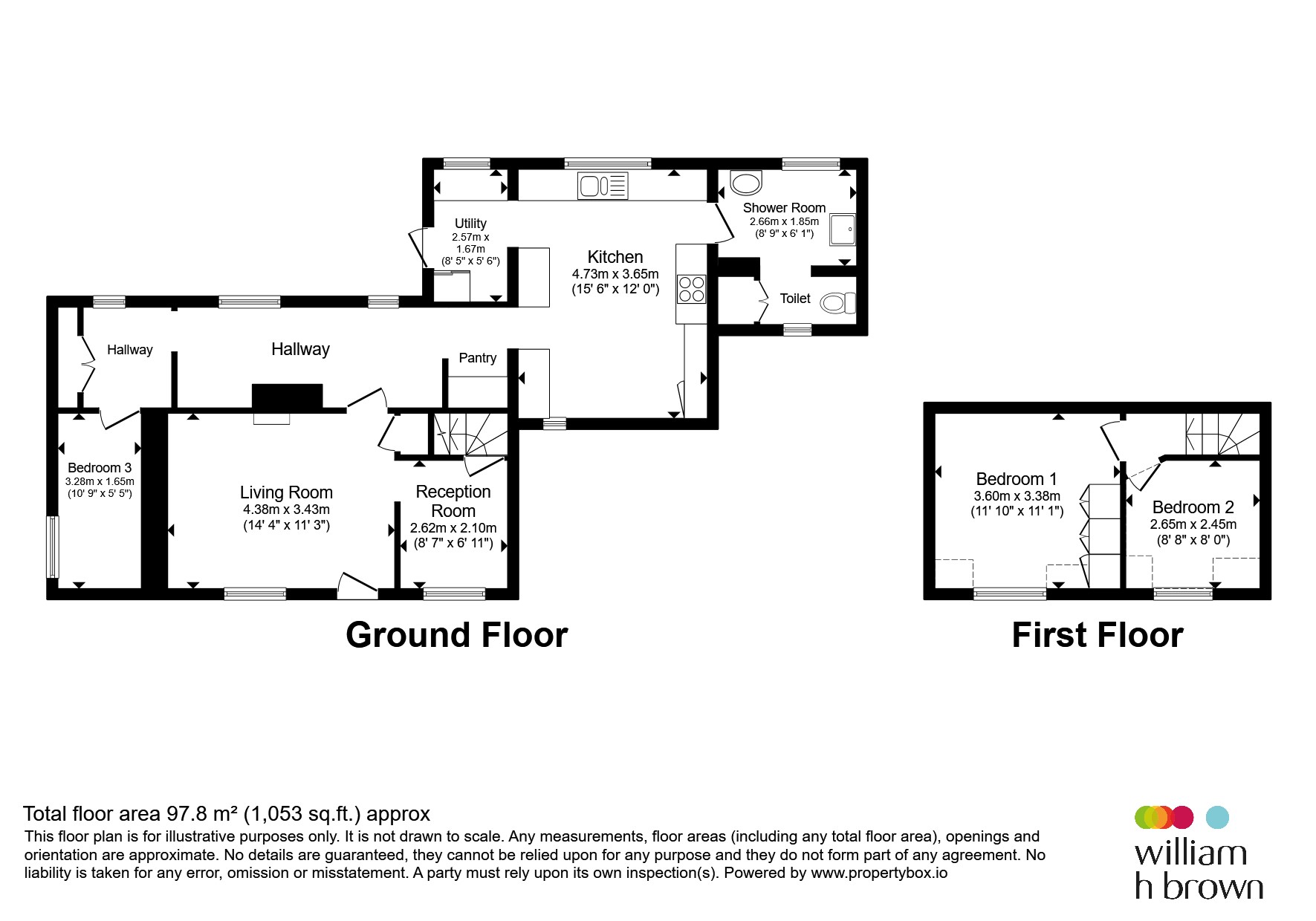 Heatherland, Common Road, Diss floorplan