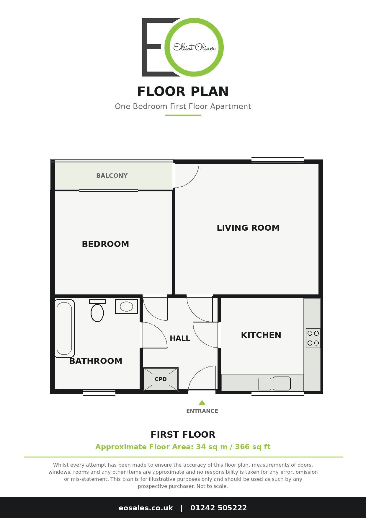 Edward Wilson House,96, Princess Elizabeth Way, Cheltenham floorplan