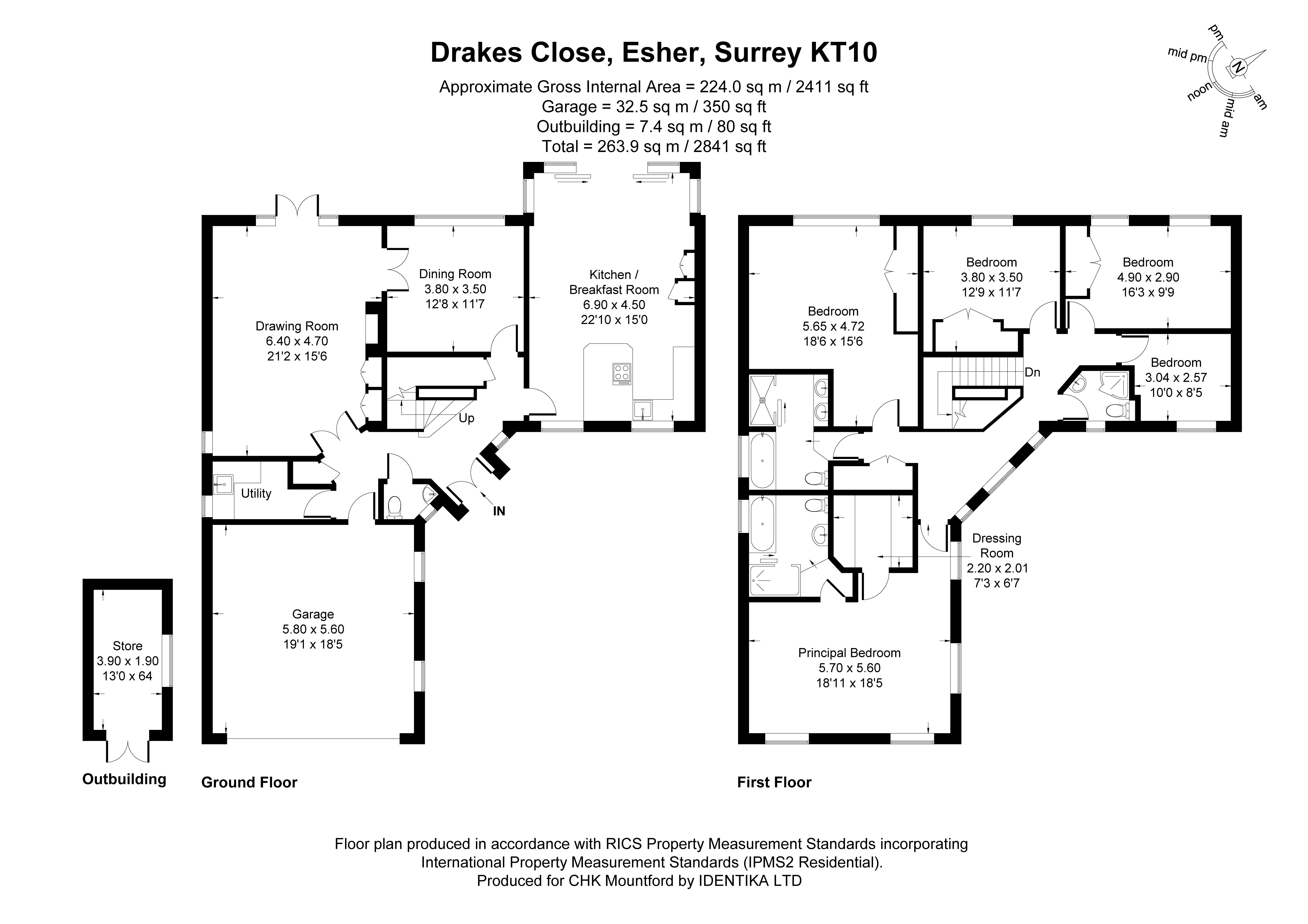 4, Drakes Close, Surrey floorplan