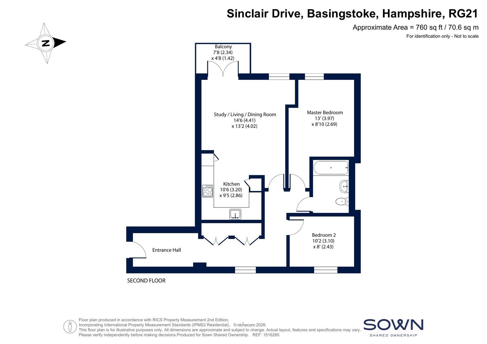 Sinclair Drive, Hampshire floorplan