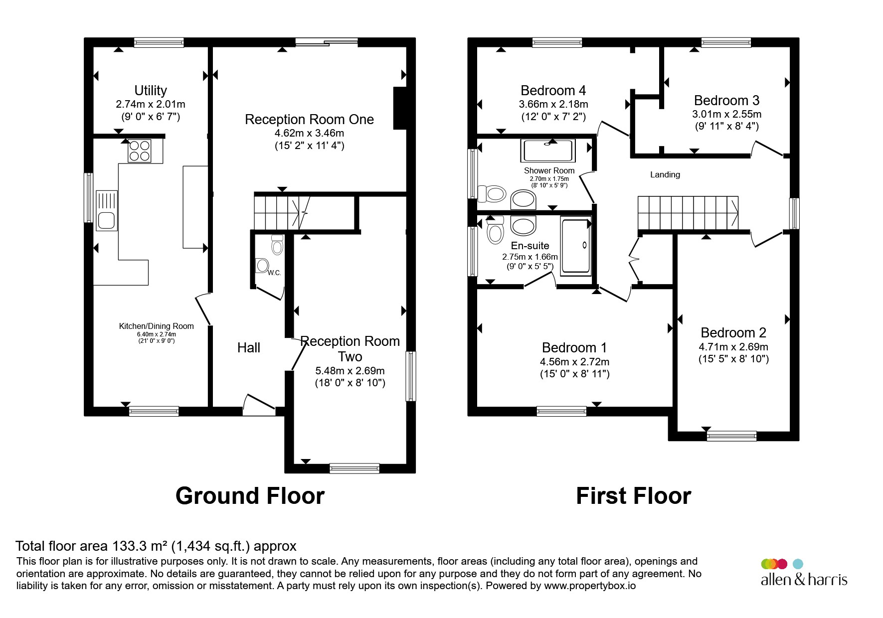 Evergreen, Meadow Lane, Porth floorplan