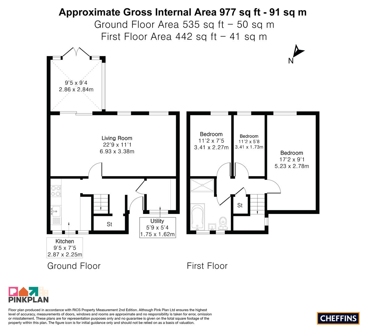 37, Arran Close, Cambridge floorplan