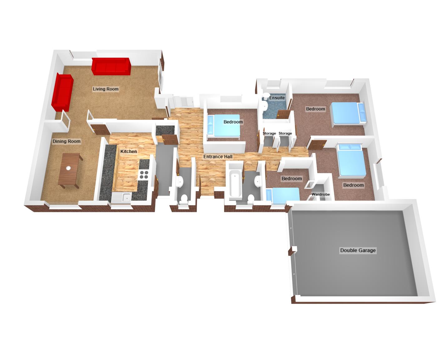 17A, Brae Road, Winscombe floorplan