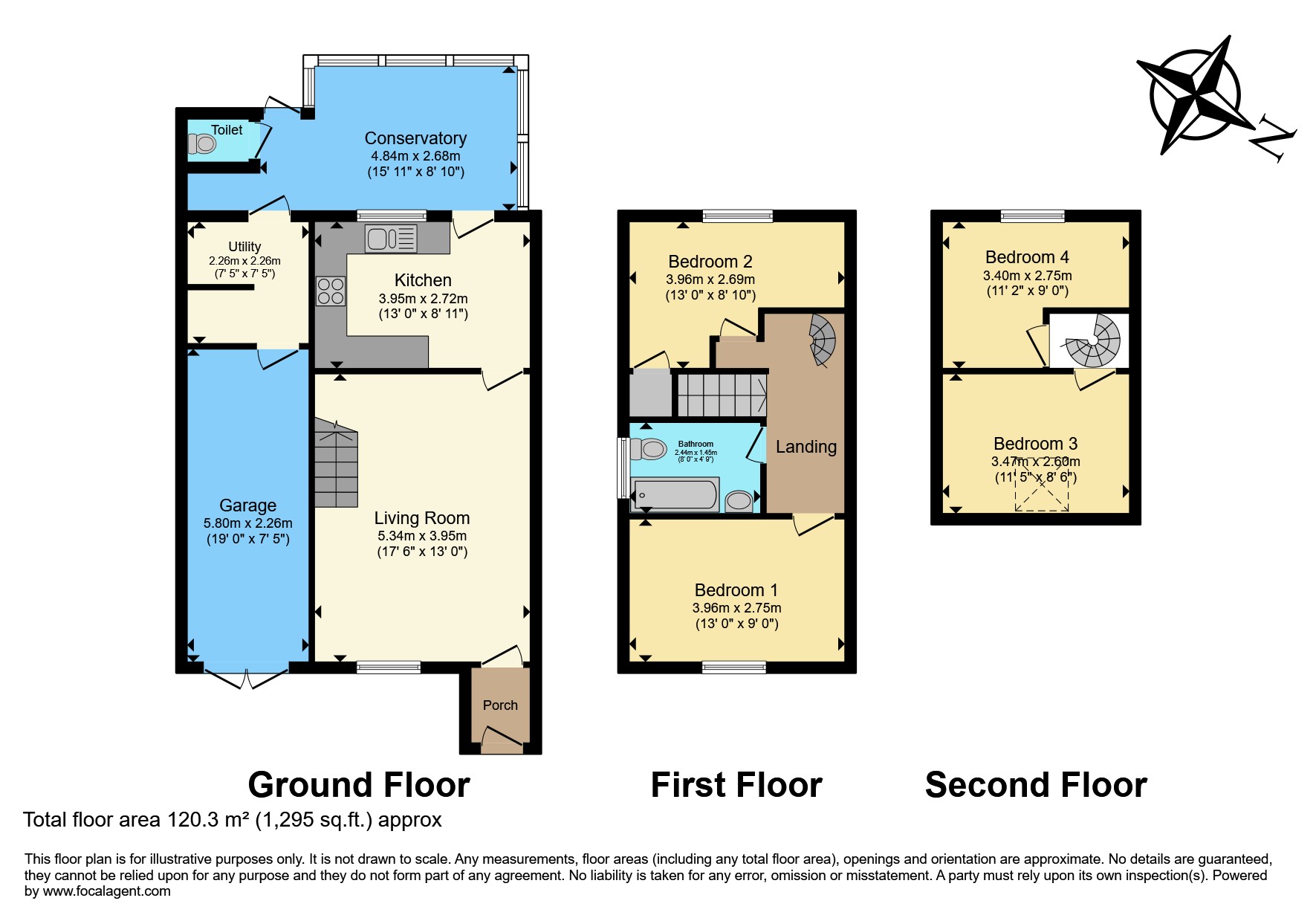 23, Conybeare Road, Penarth floorplan