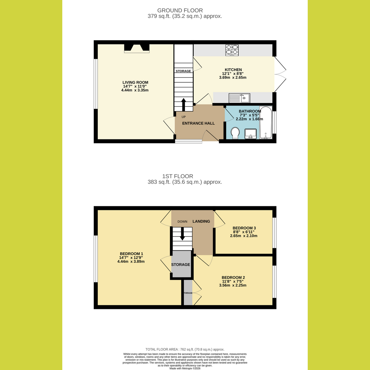 3, Woodside Chase, Hawkwell floorplan