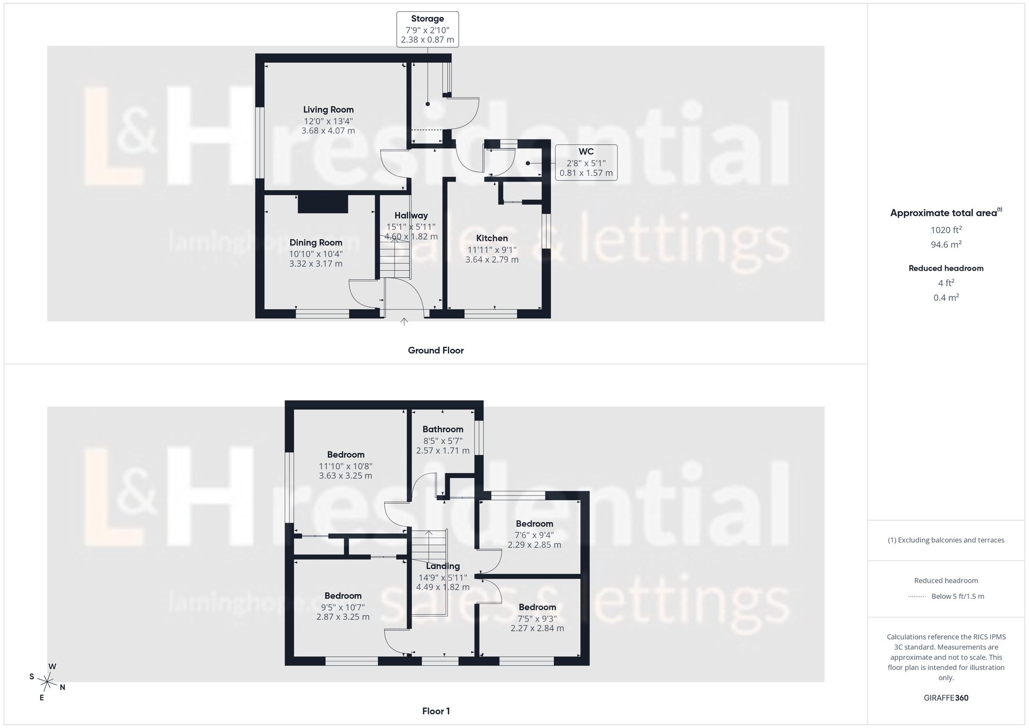 195 Gateshead Road, Borehamwood floorplan