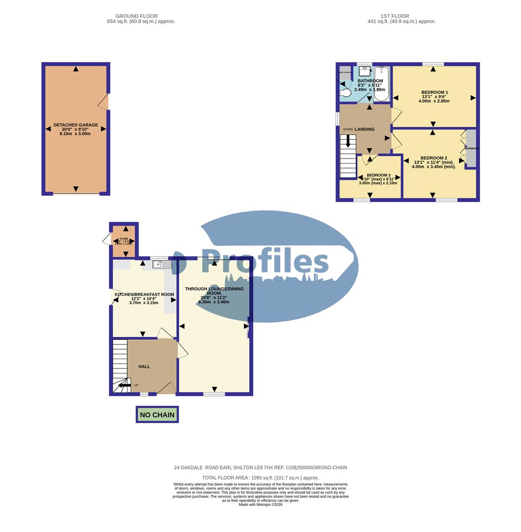 24, Oakdale Road, Leicester floorplan