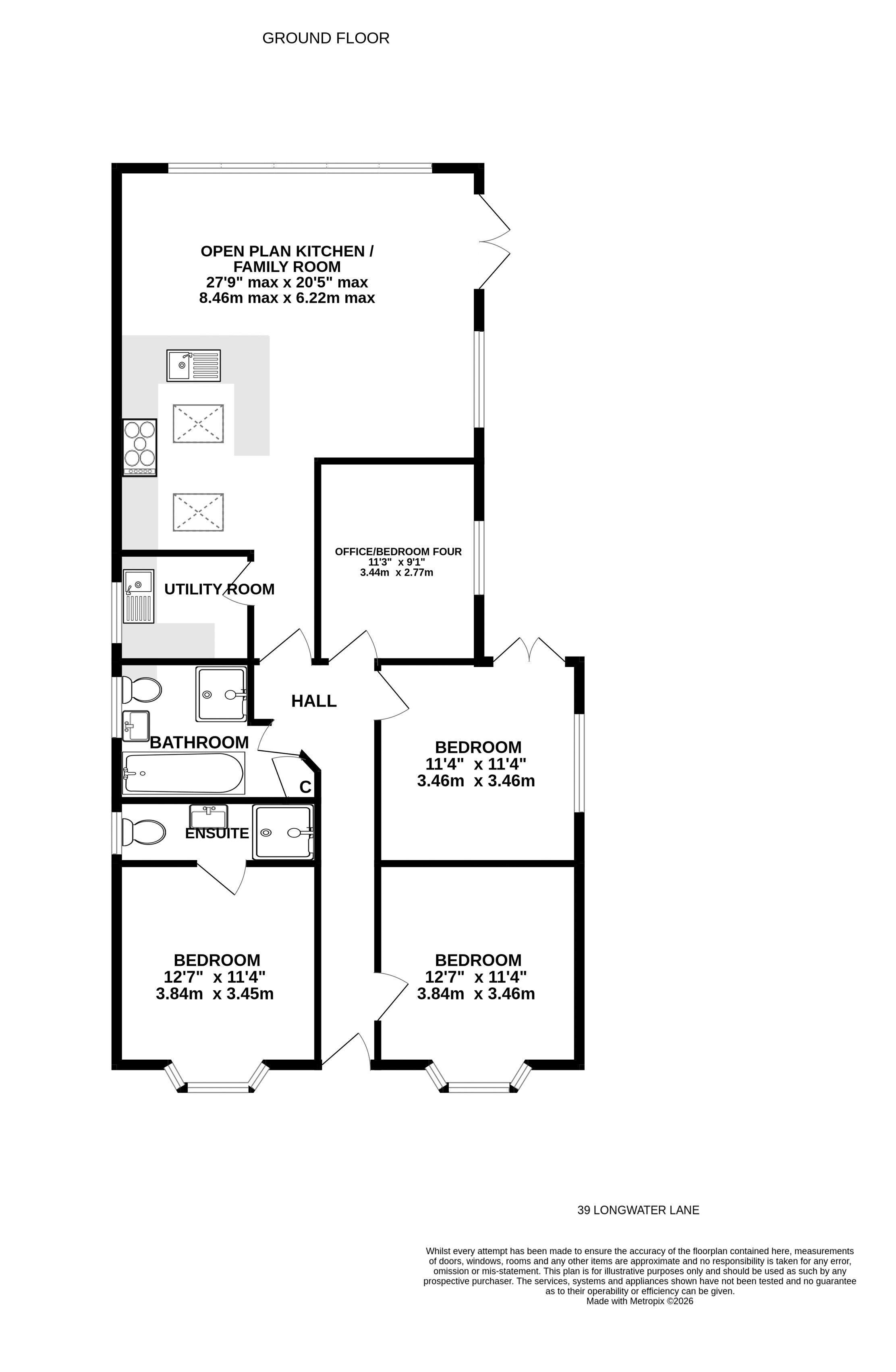 39, Longwater Lane, Norwich floorplan