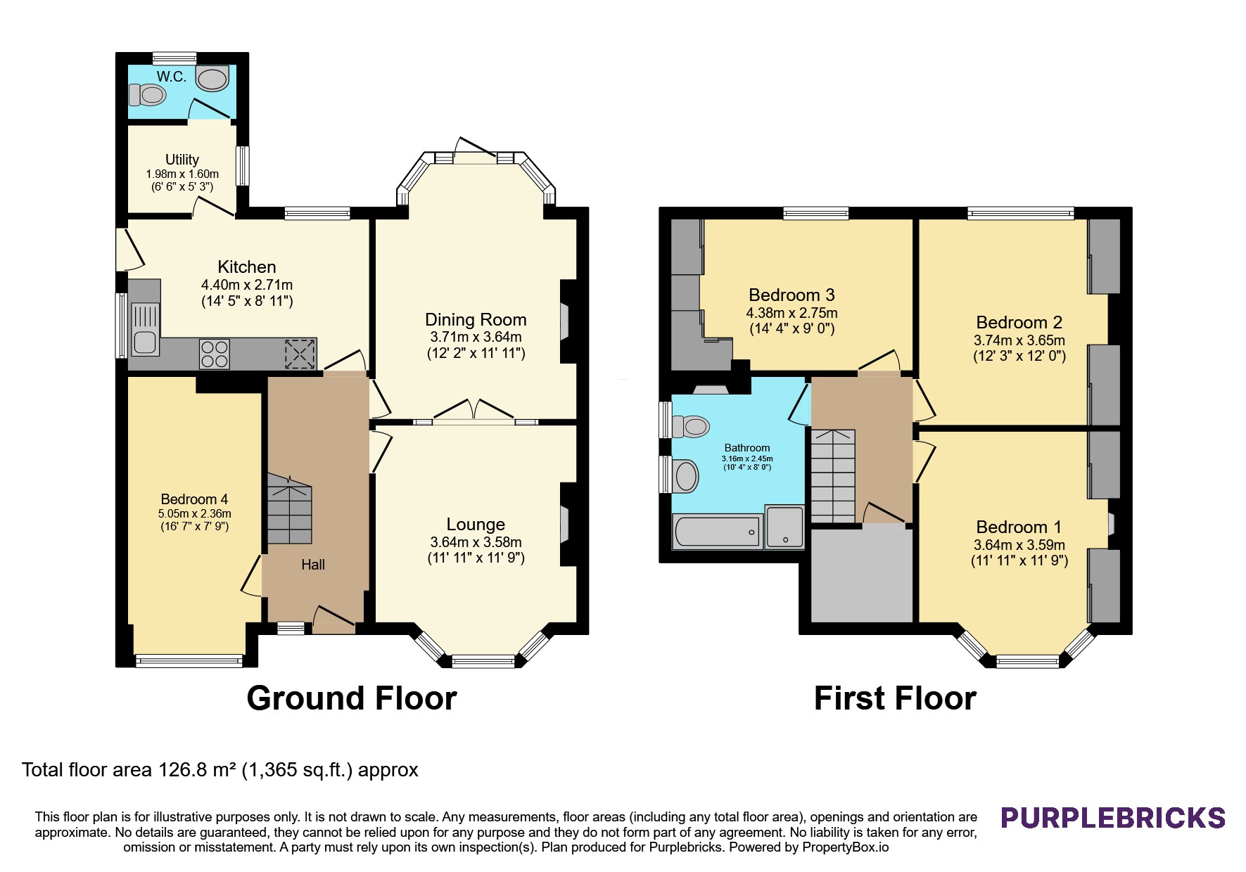 27, Kingsmead Road, Leicester floorplan