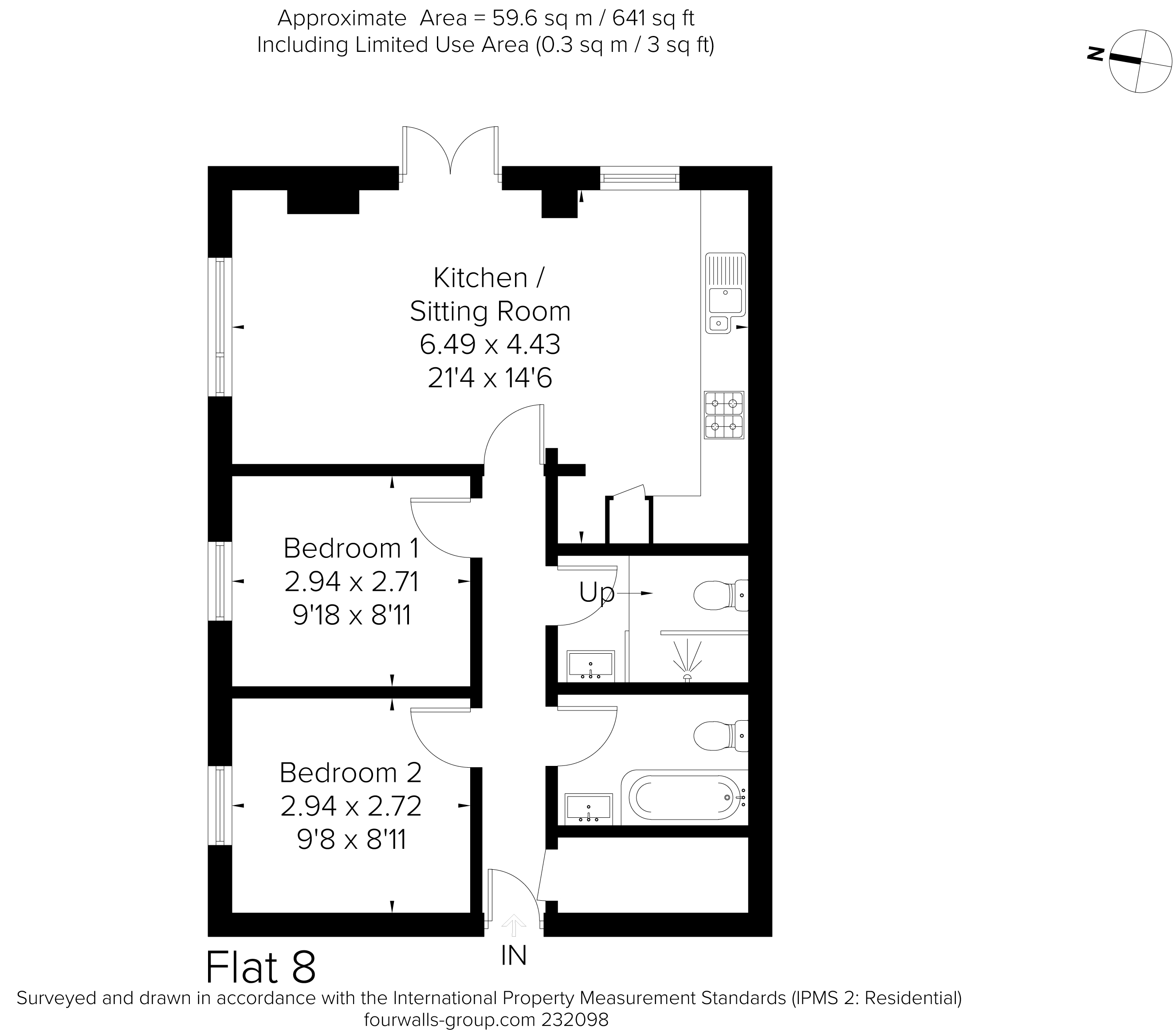 Flat 8, Moffat House, 10, London Road, Marlborough floorplan