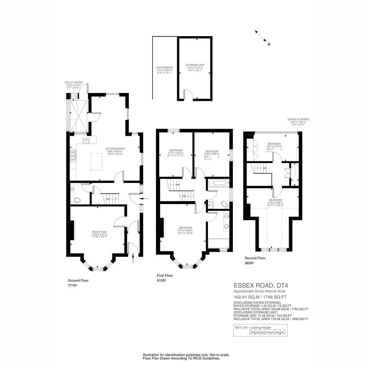 13, Essex Road, Weymouth floorplan