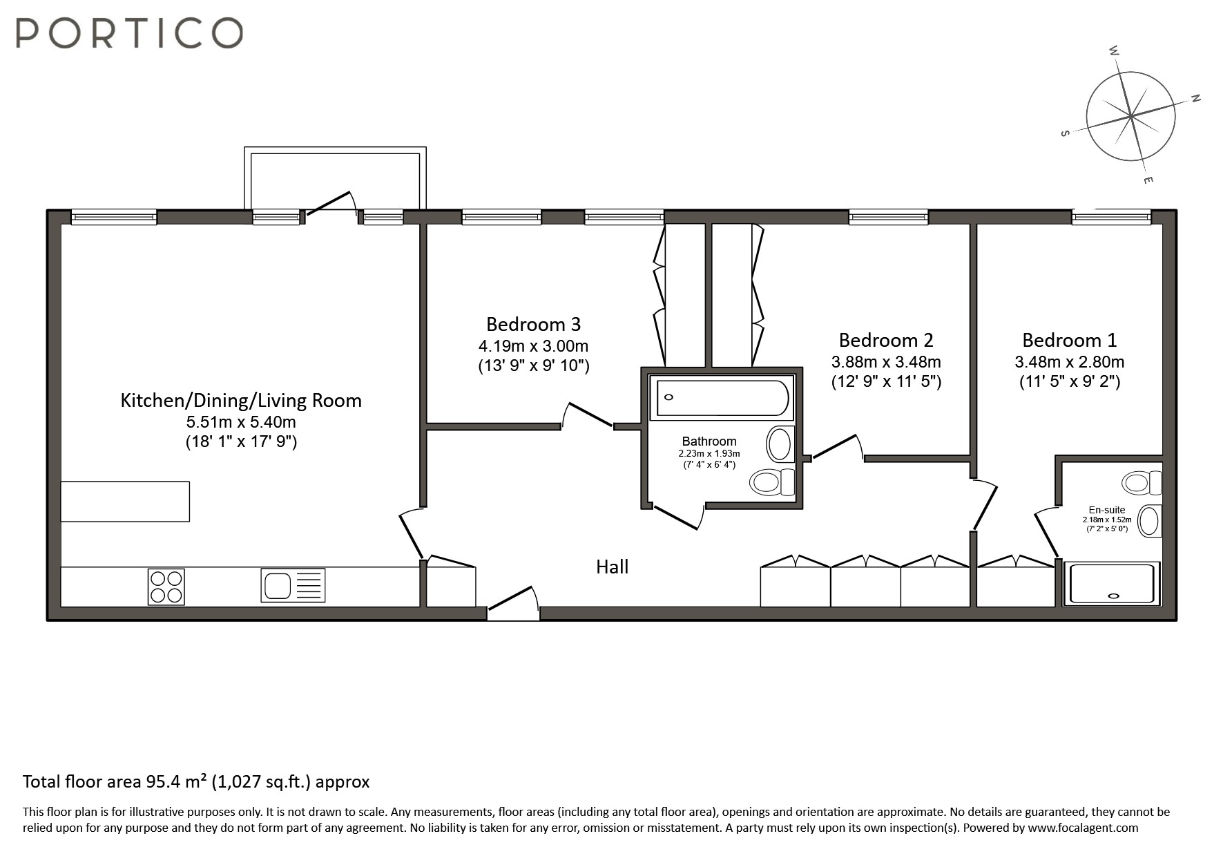 87, Rookery Court, 80 Ruckholt Road floorplan