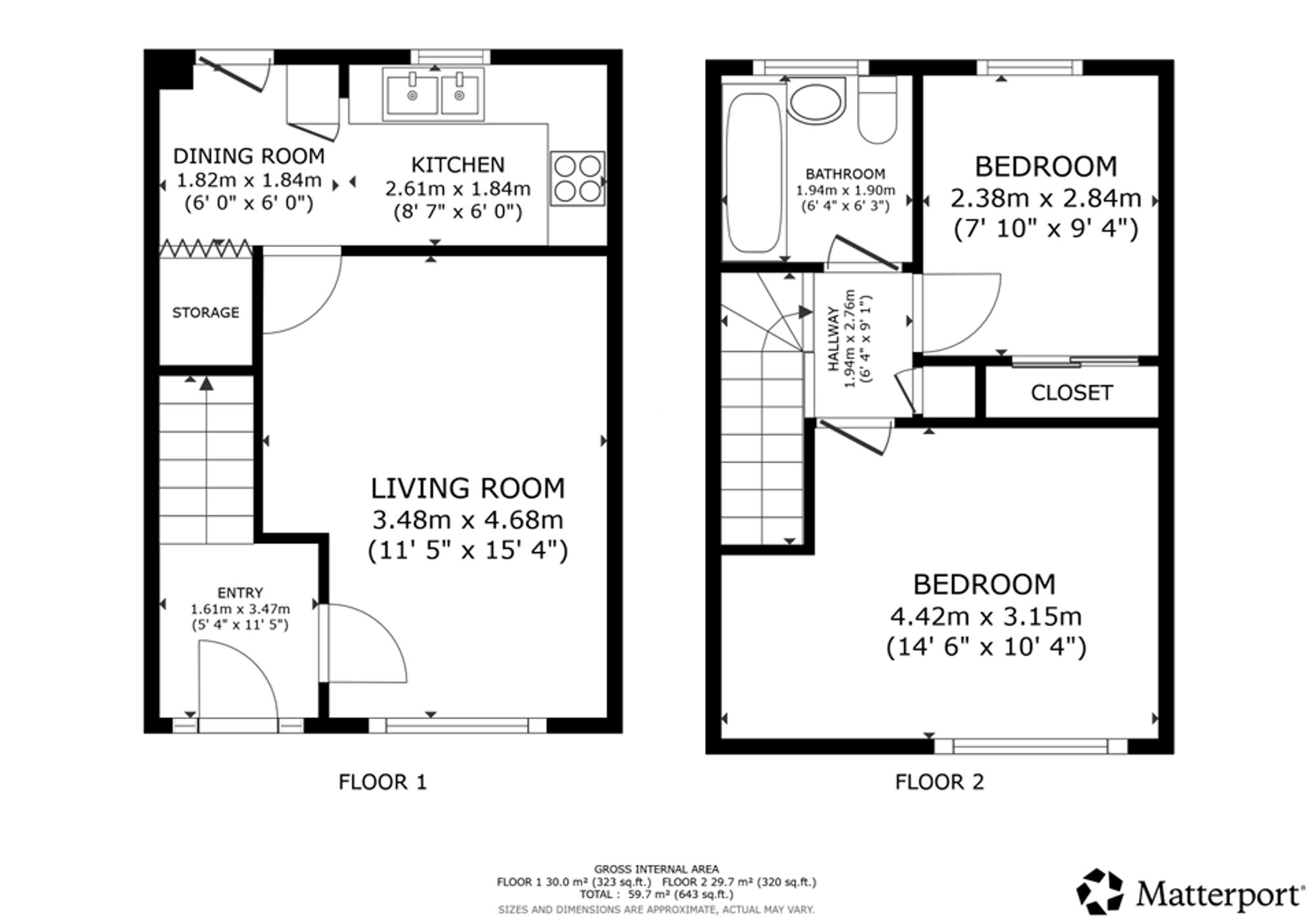 83 Cunningham Drive, Glasgow floorplan