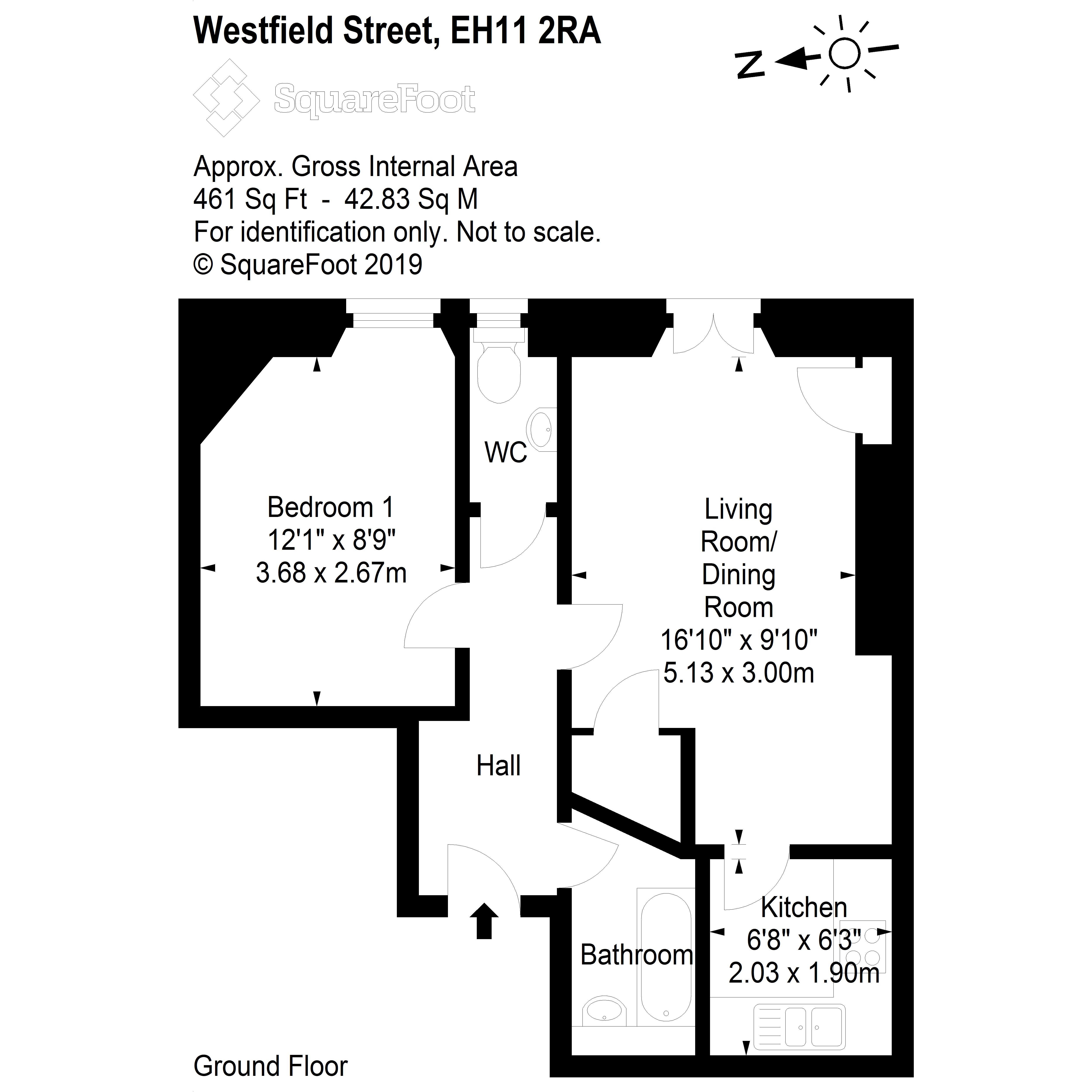 1 Bedrooms Flat for sale in 3/4 Westfield Street, Gorgie EH11