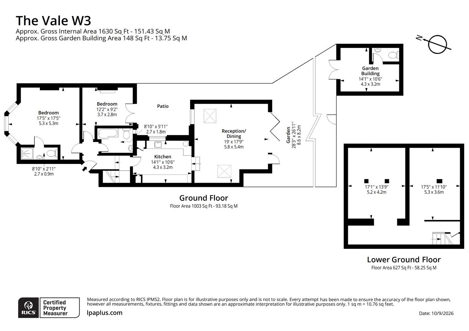 Ground Floor Flat, 83, The Vale, Acton floorplan