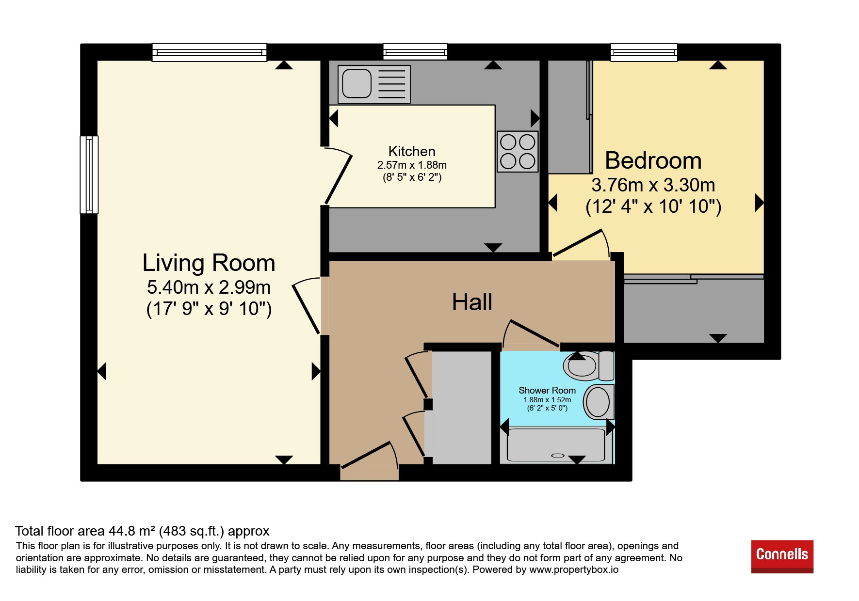 41, Court Place, Folkestone floorplan