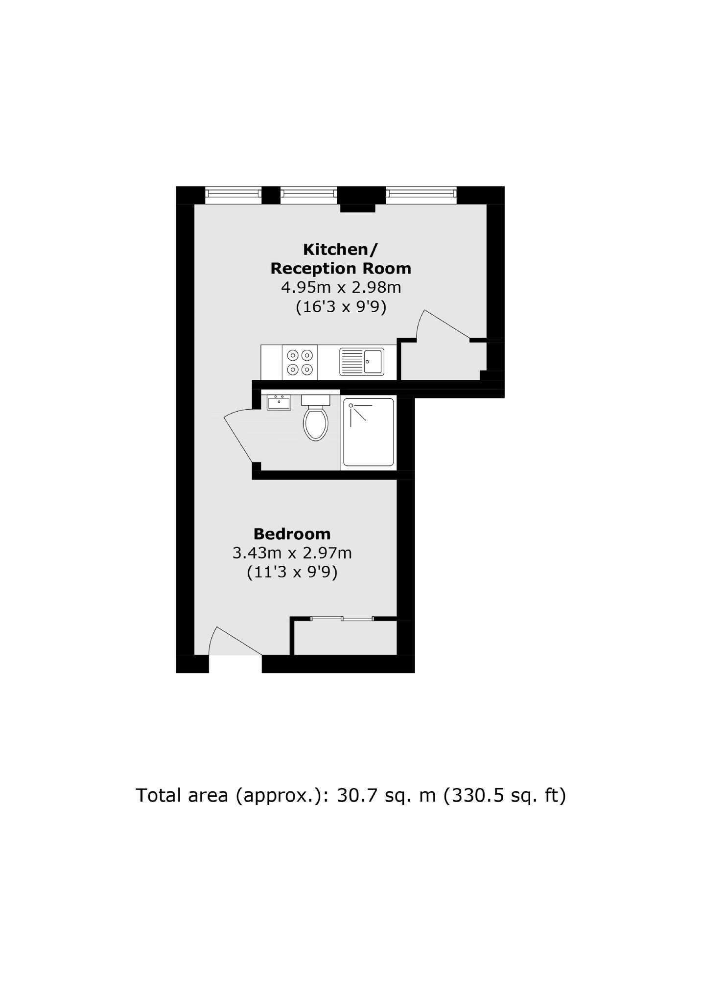 Flat 19, Craneshaw House, 8, Douglas Road, Hounslow floorplan