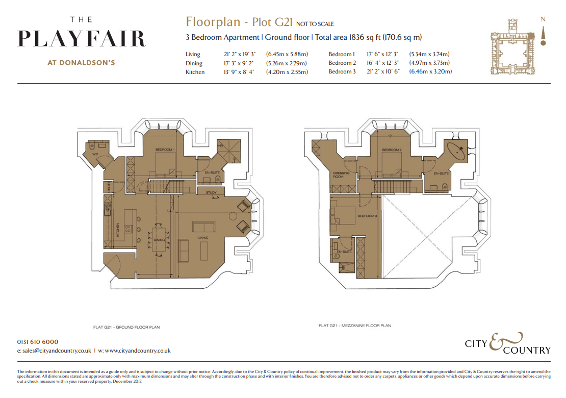  Donaldson's, West Coates, Edinburgh, Midlothian EH12, 3 bedroom flat