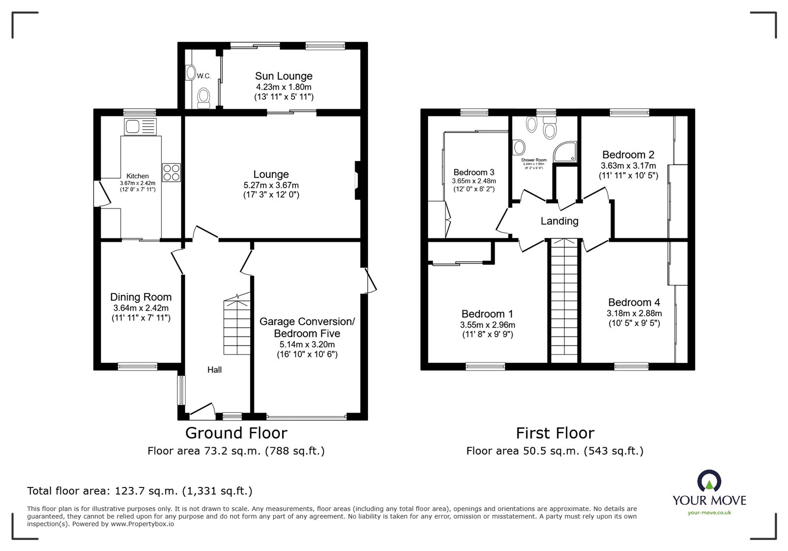 22, Laneside Drive, Leicestershire floorplan