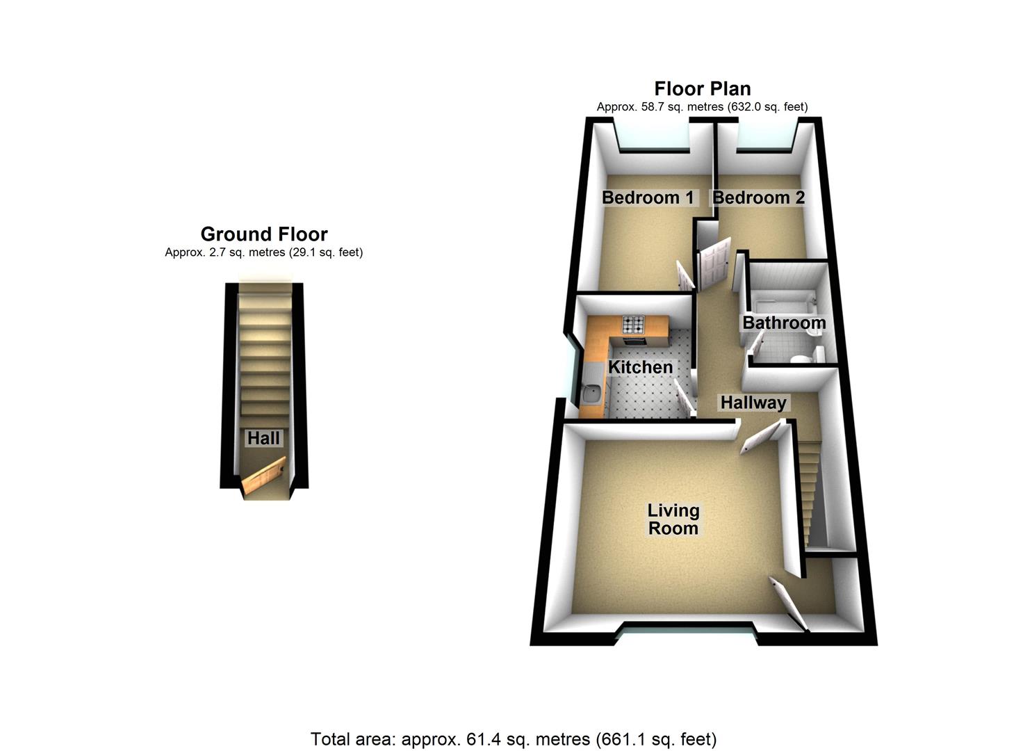16, Station Court, Hornsea floorplan