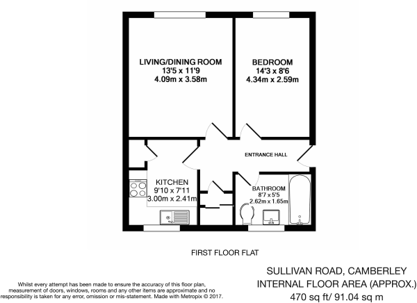 1 Bedrooms Flat to rent in Sullivan Road, Camberley GU15