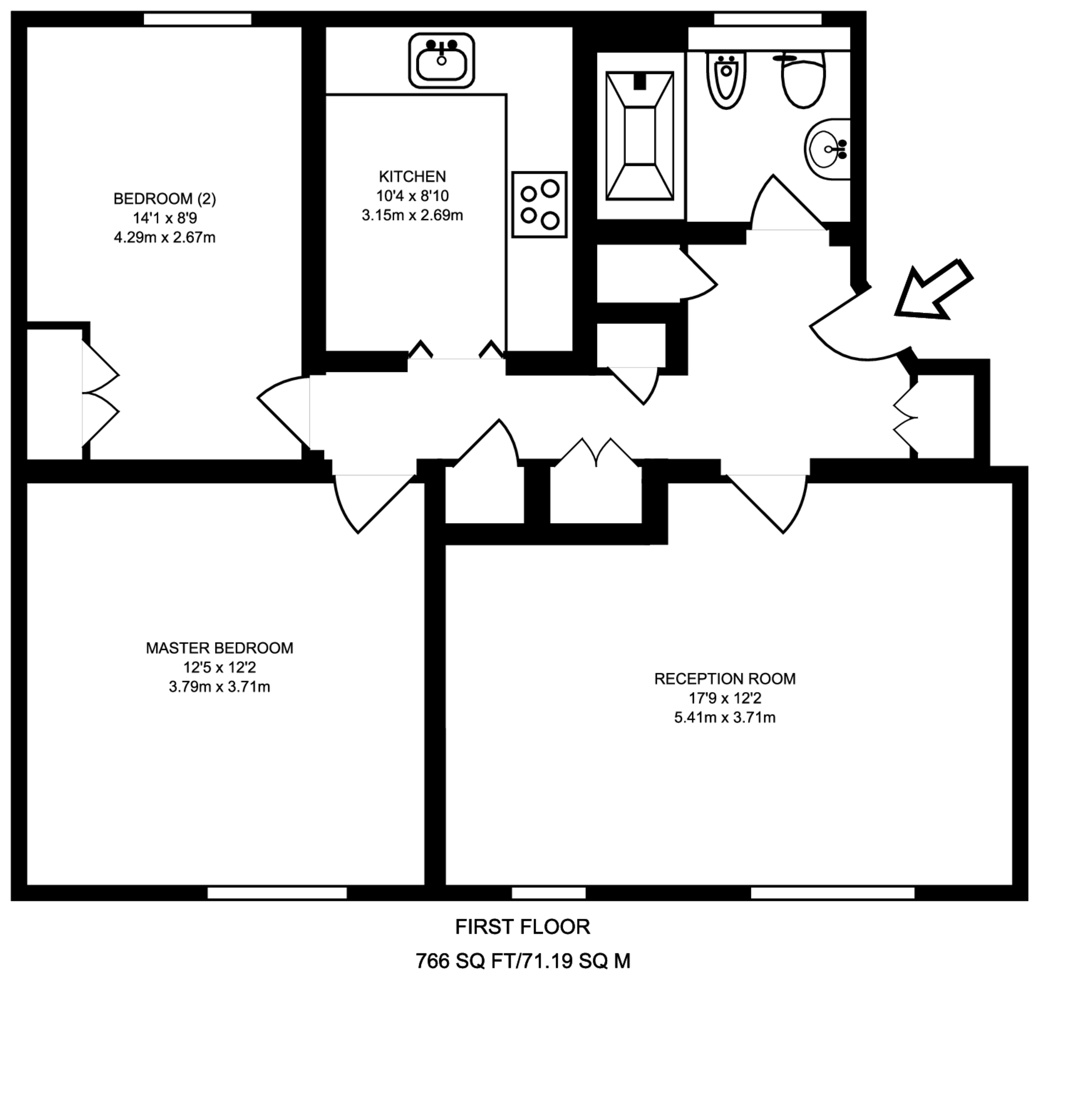 Borrodaile Road, Wandsworth Town floorplan