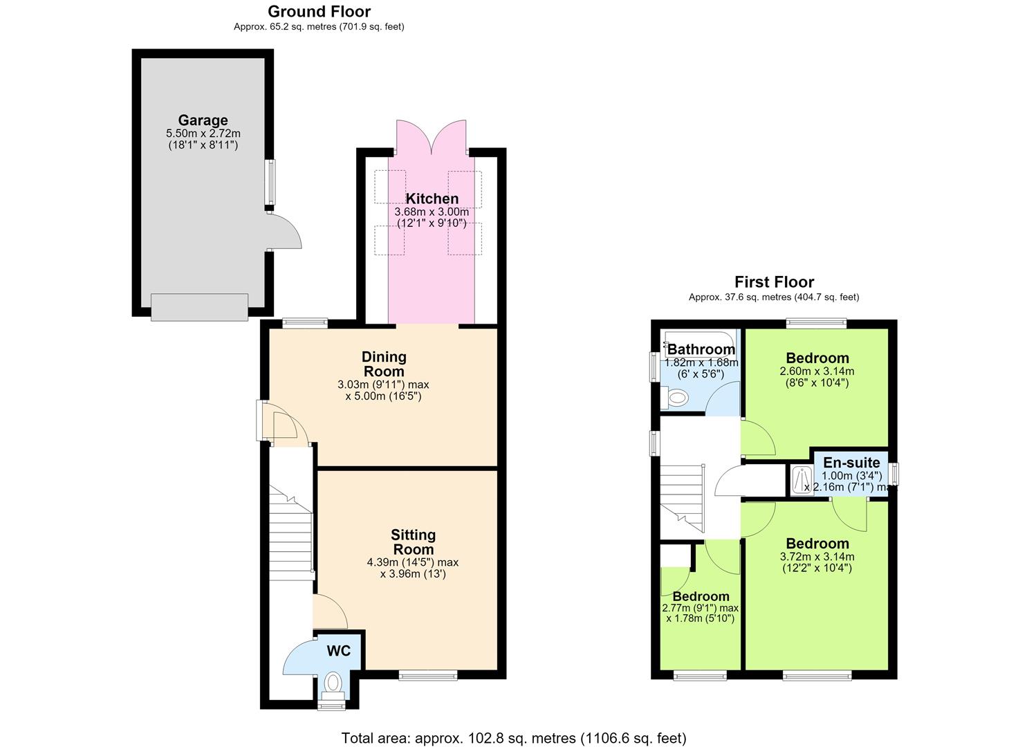 14, Cropton Way, Wigan floorplan
