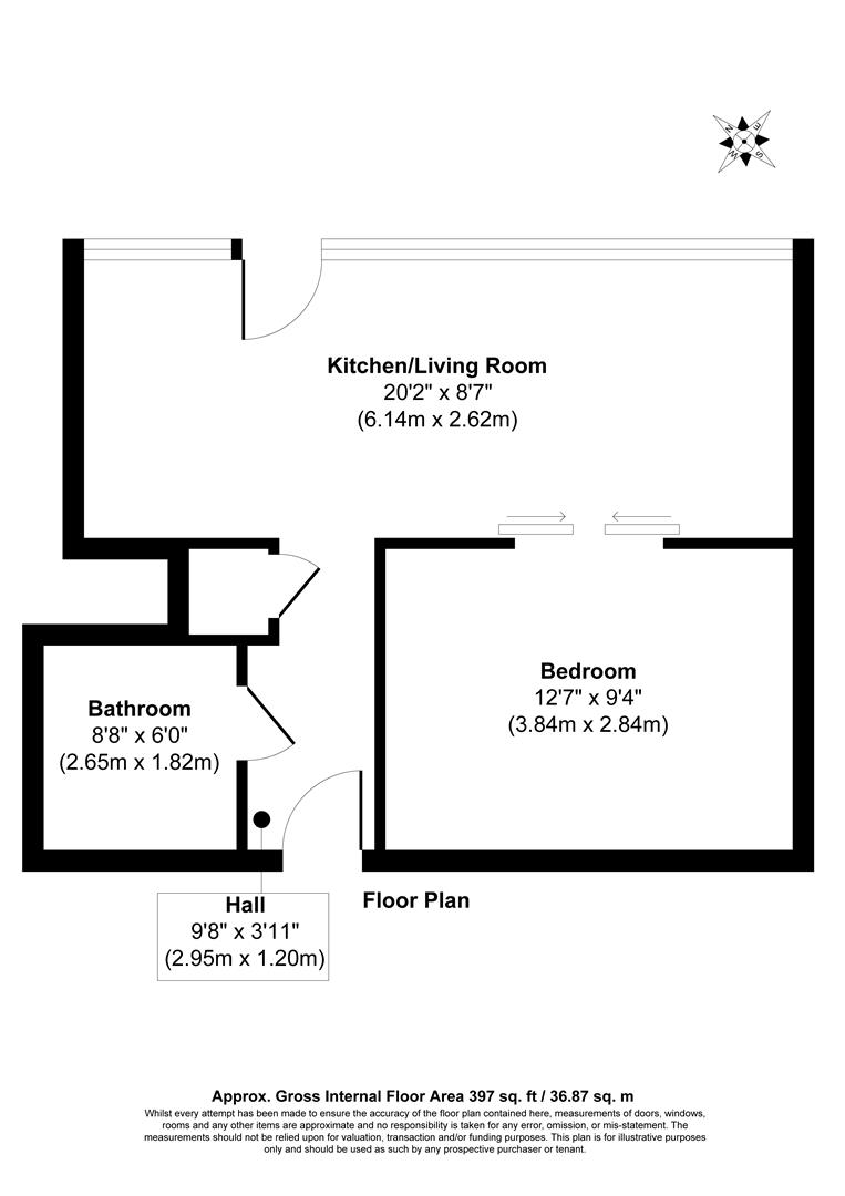 708, Paragon House, 48 Seymour Grove, Stretford floorplan
