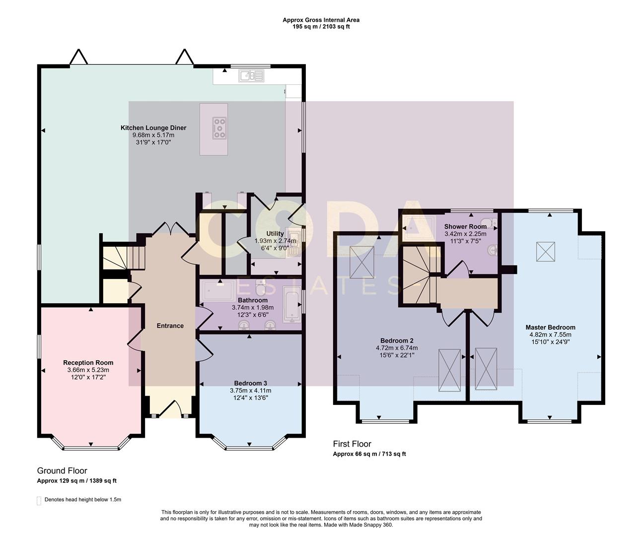 6, Crosshill Road, Glasgow floorplan