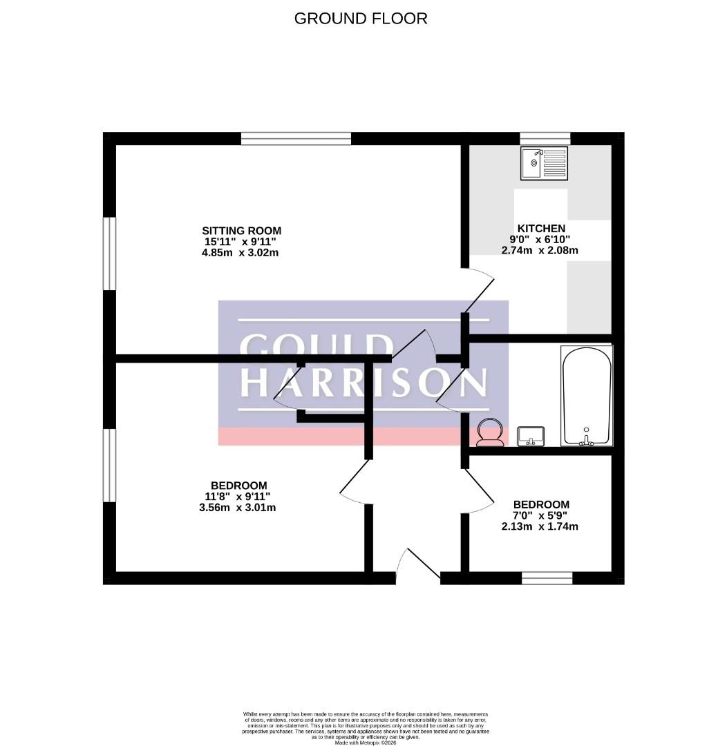 2 Fernlea Court, Lydd Road, Rye floorplan