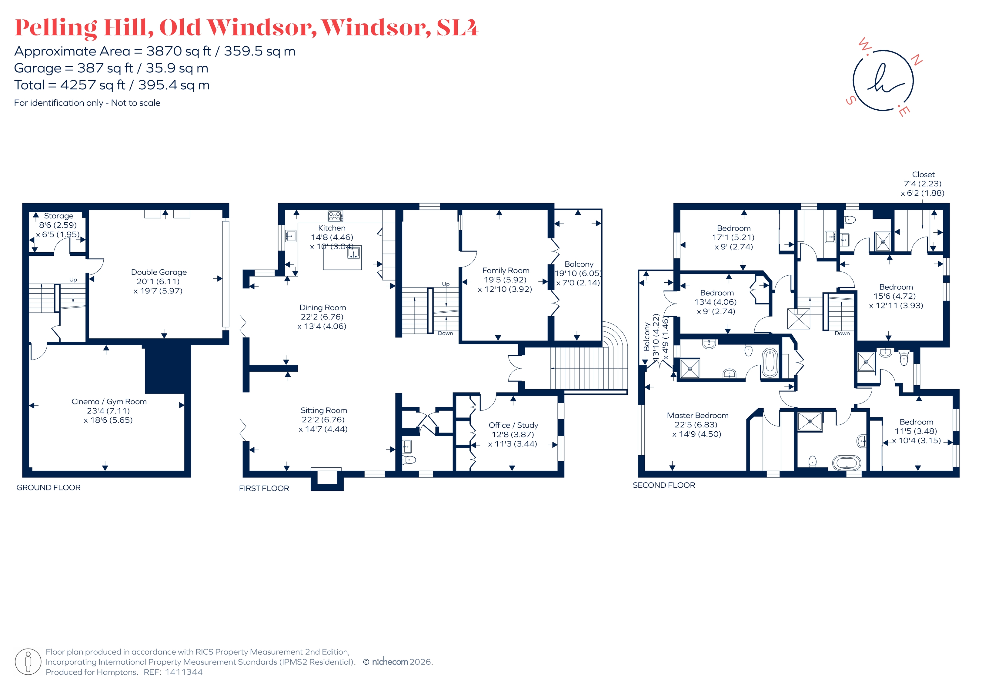 15, Pelling Hill, Windsor floorplan