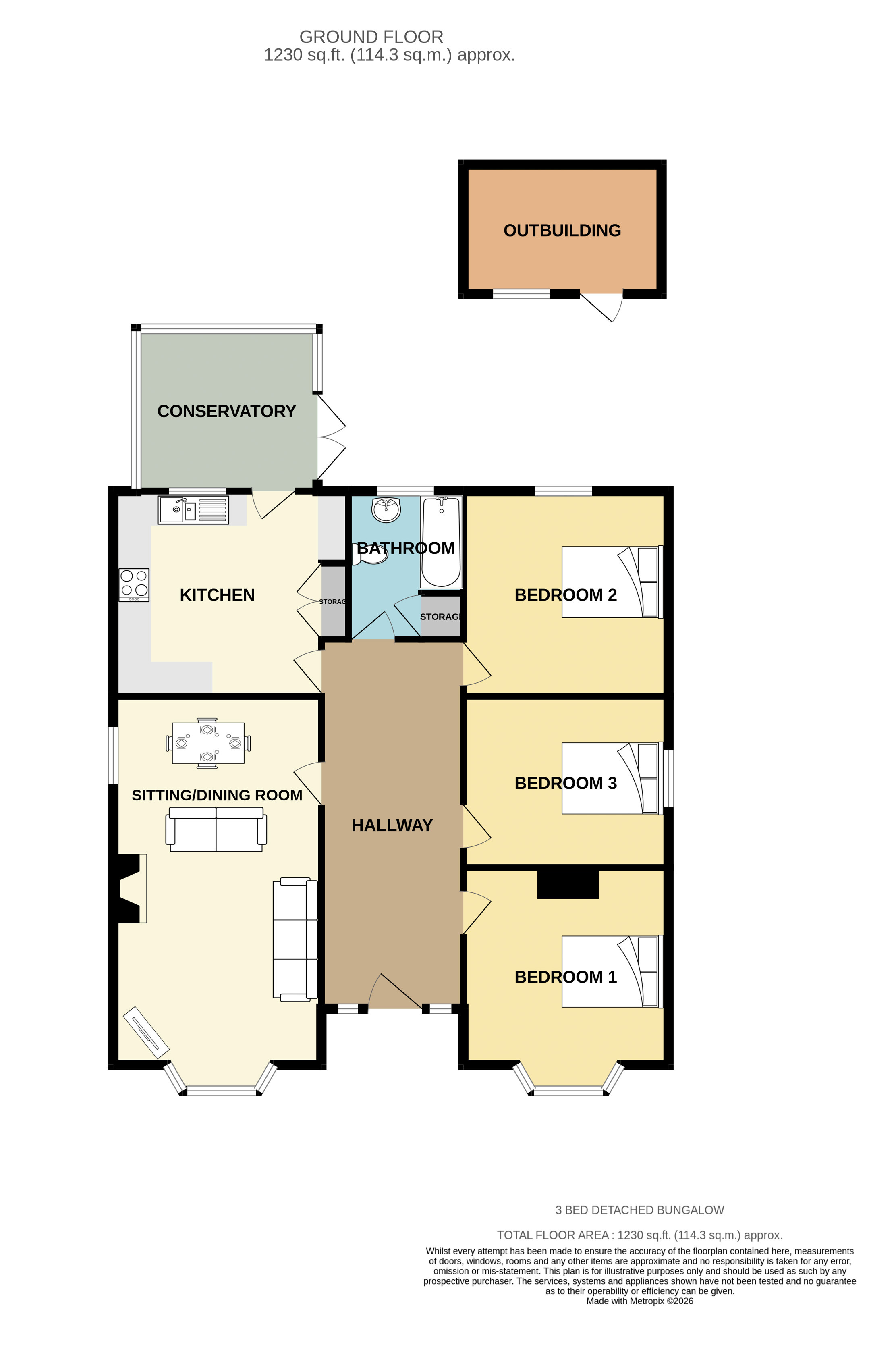 Tek-Tyller,, Trevarth Road, Redruth floorplan