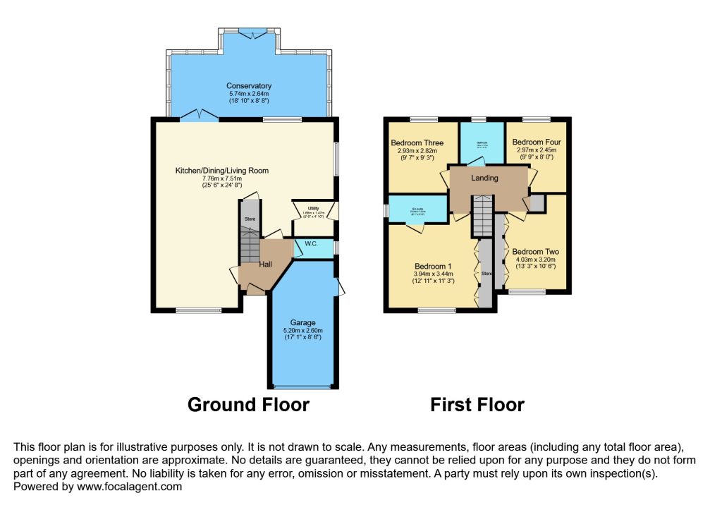 41, Greenfield Crescent, Wakefield floorplan