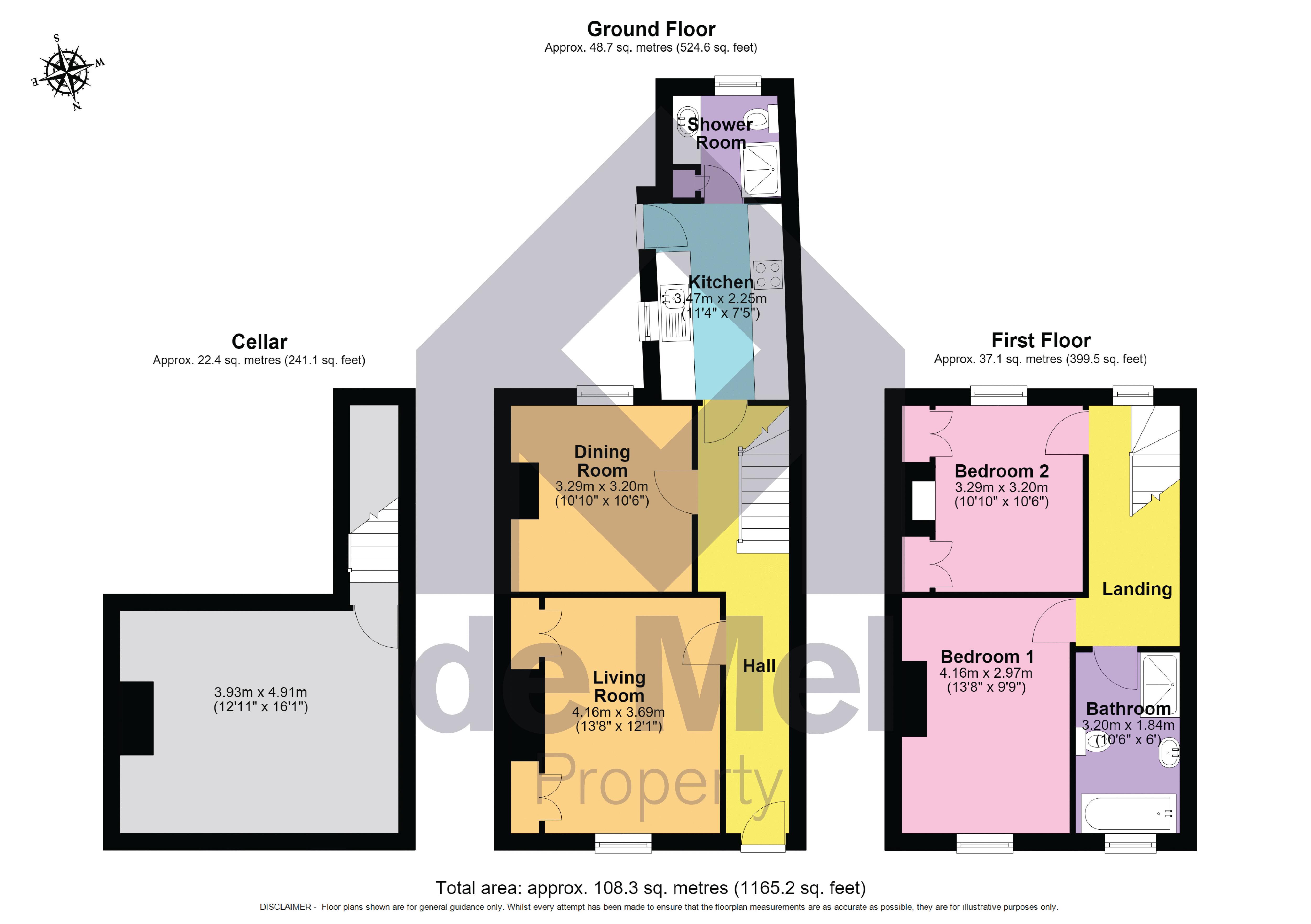 43, Portland Square, Cheltenham floorplan