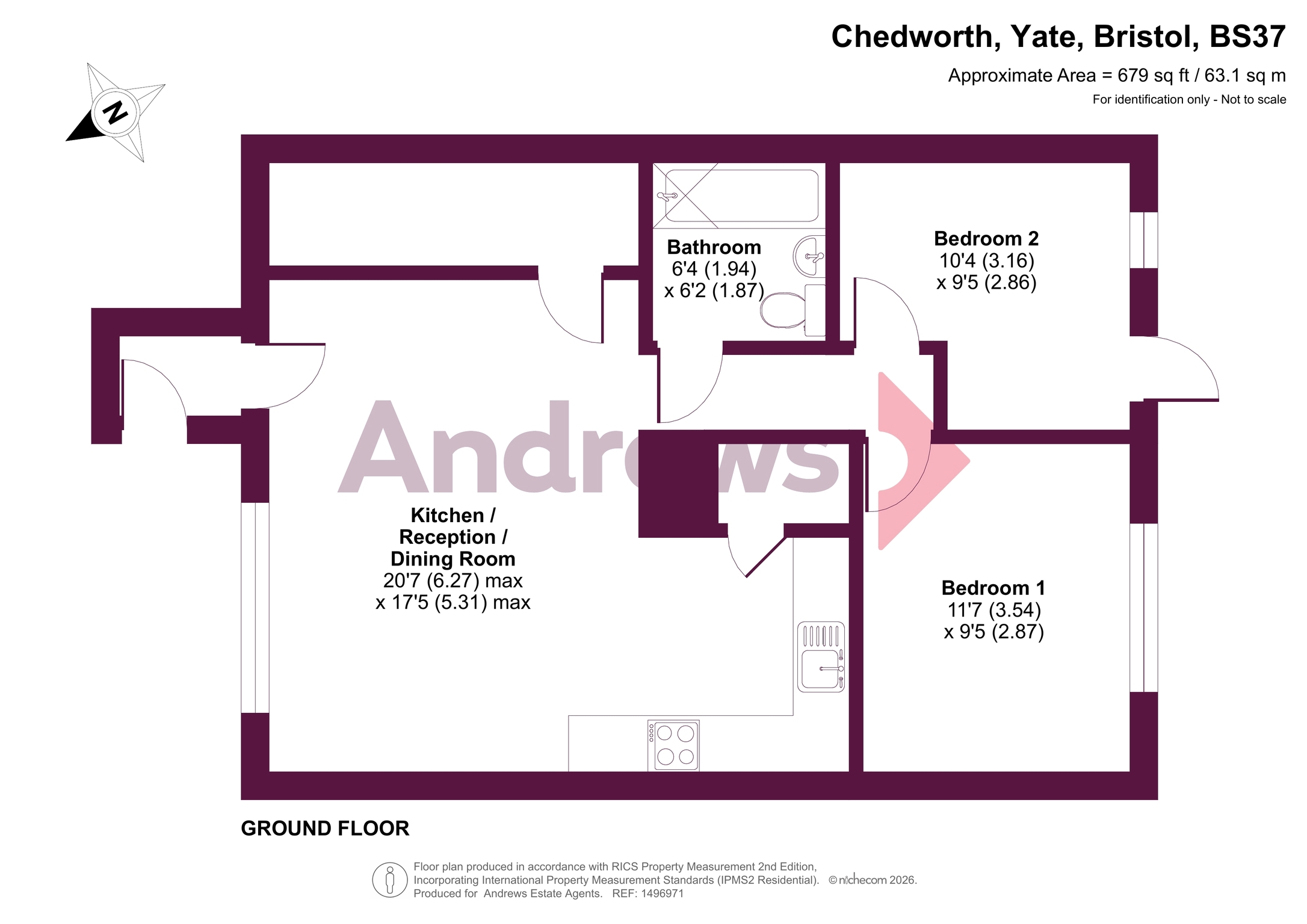 13, Chedworth, Bristol floorplan