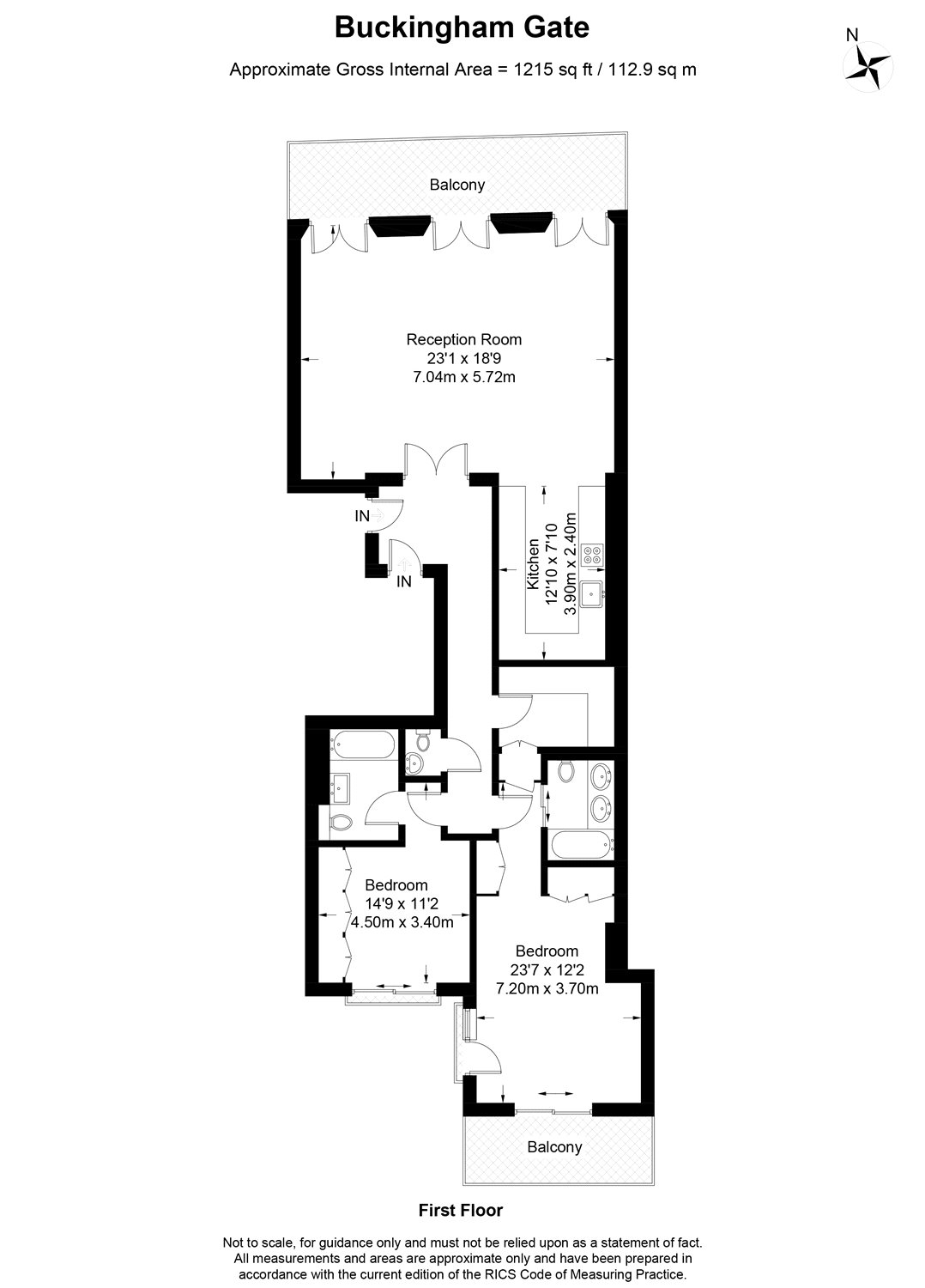 2 Bedrooms Flat to rent in Buckingham Gate, Westminster, London SW1E