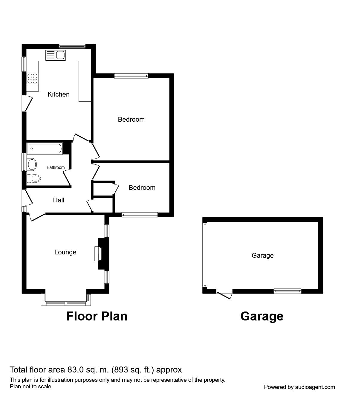 2 Bedrooms Bungalow for sale in Hoghton Lane, Hoghton, Preston PR5