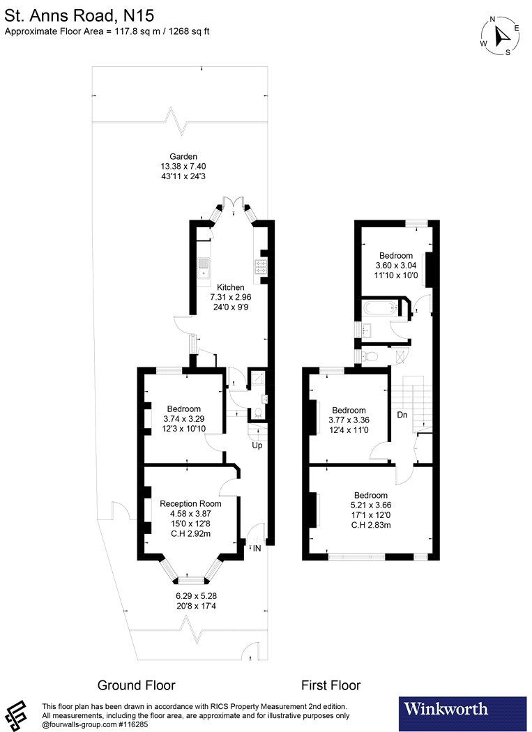 St. Ann's Road, London floorplan