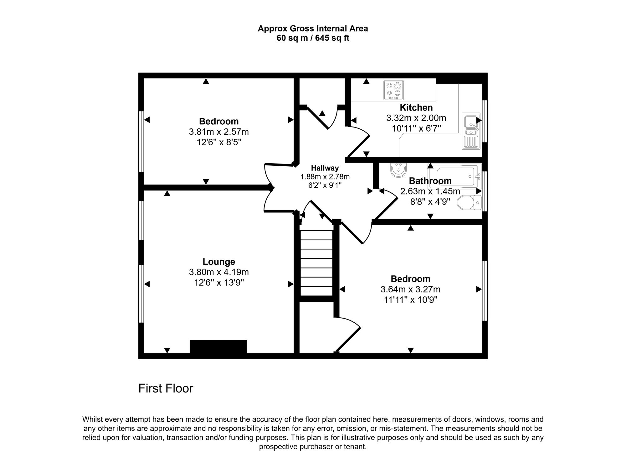 6 Ravensdale Gardens, Hounslow floorplan