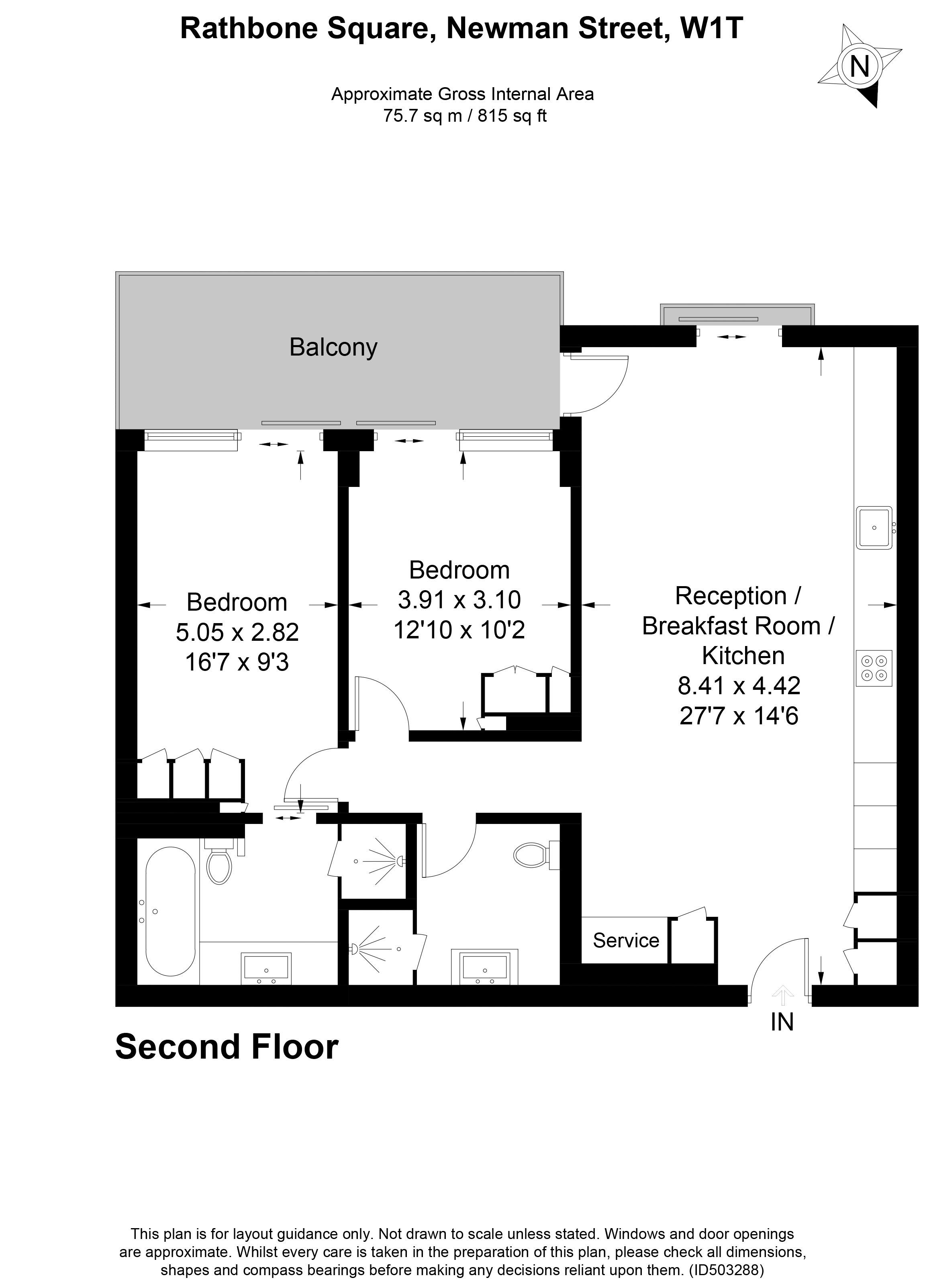 2 Bedrooms Flat to rent in Newman Street, London W1T