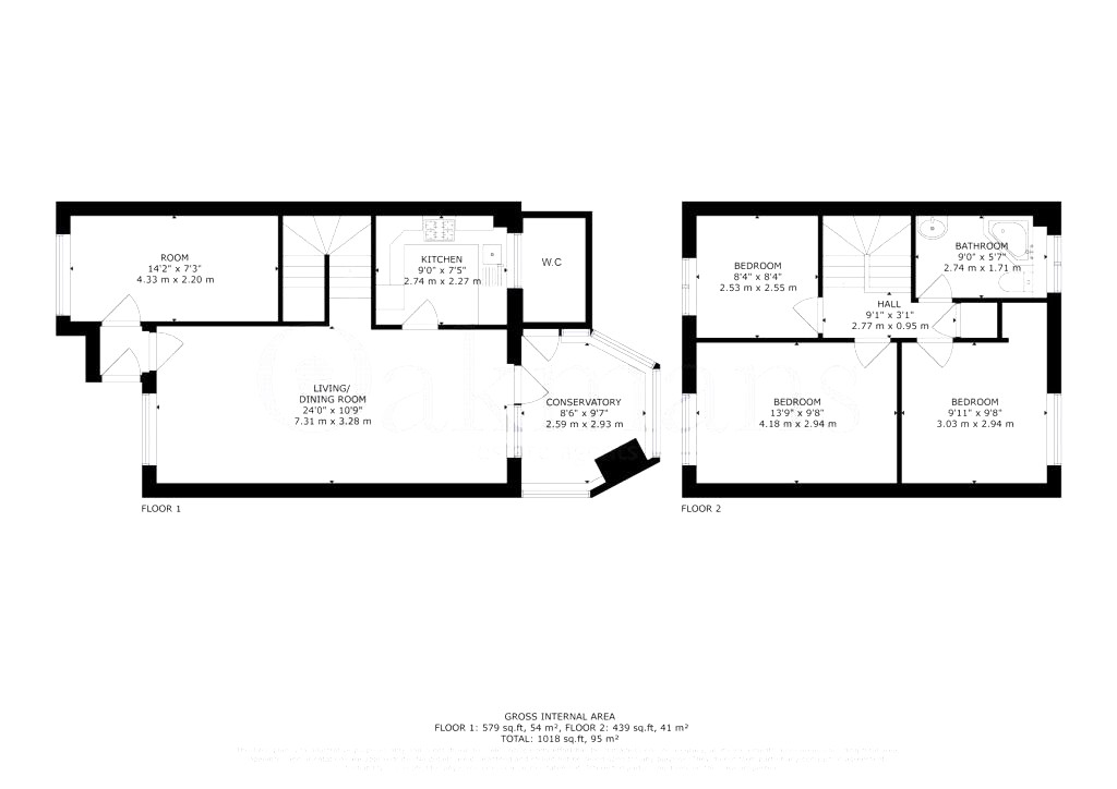 65, Odell Place, Birmingham floorplan