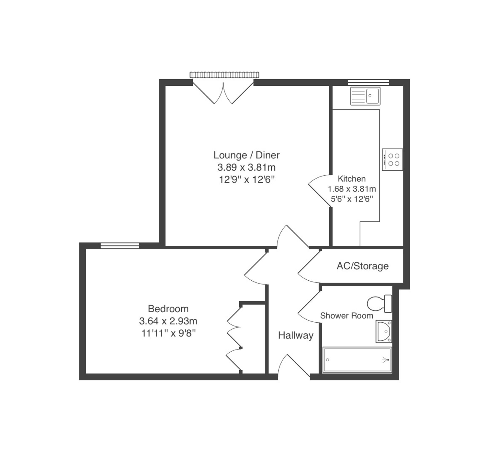 Flat 3, Watermead Court, Leicester floorplan